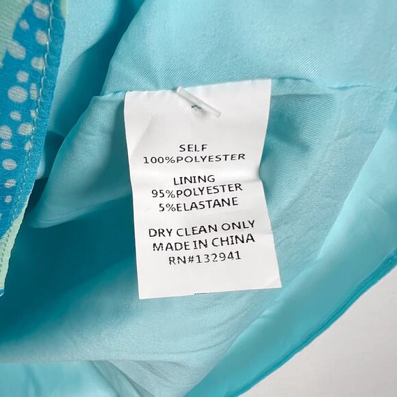 Amanda Uprichard Scottie Dress in Breeze Blue/Green Size S - Picture 3 of 7